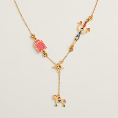 Cheval necklace - Black | Hermès Thailand